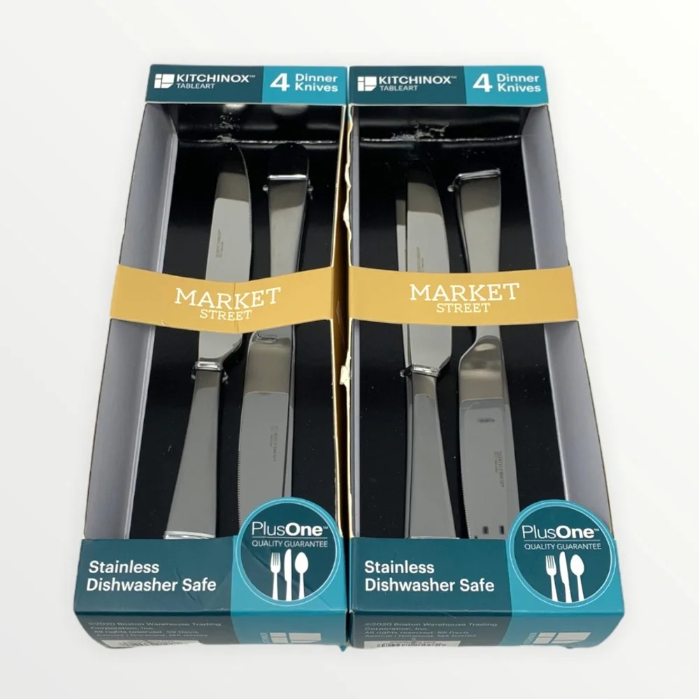 Kitchinox Stainless Dinner Knives 8 ct